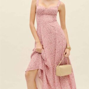 Reformation Lela Maxi Dress in Rosin